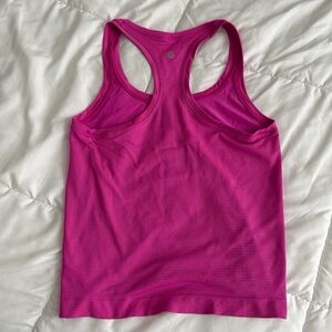 Nwot pow pink swiftly racerback tank race length